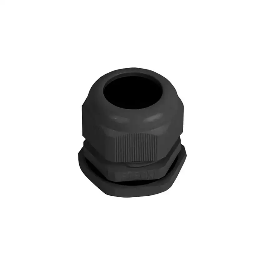 Prensa Cabo PVC 20X1,5mm Rosca Curta Preto Steck