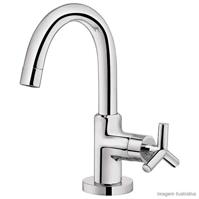 Torneira para lavatório Triplus cromada Docol
