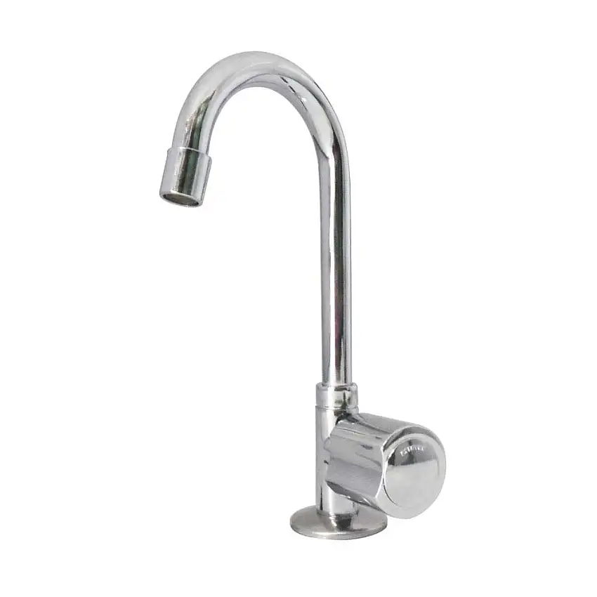 Torneira para lavatório com bica alta 1198 C40 1/4 de volta cromada Esteves