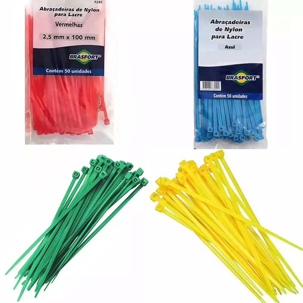 Abraçadeira Nylon 200x2.5 50pcs Brasfort