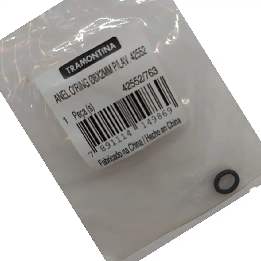 Anel O Ring 8X2MM Para Lavadora 1900PSI 1800W 42552 Tramontina 42552763