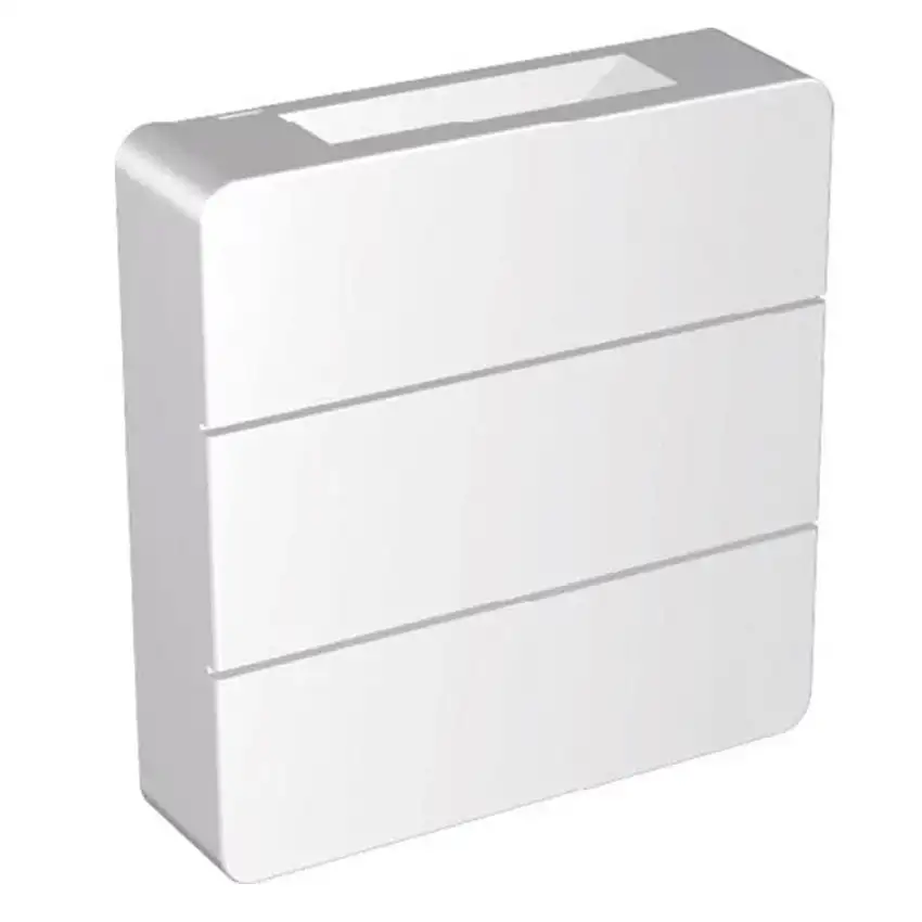 Arandela Clean LED Aletada 6W 3000K branca Blumenau