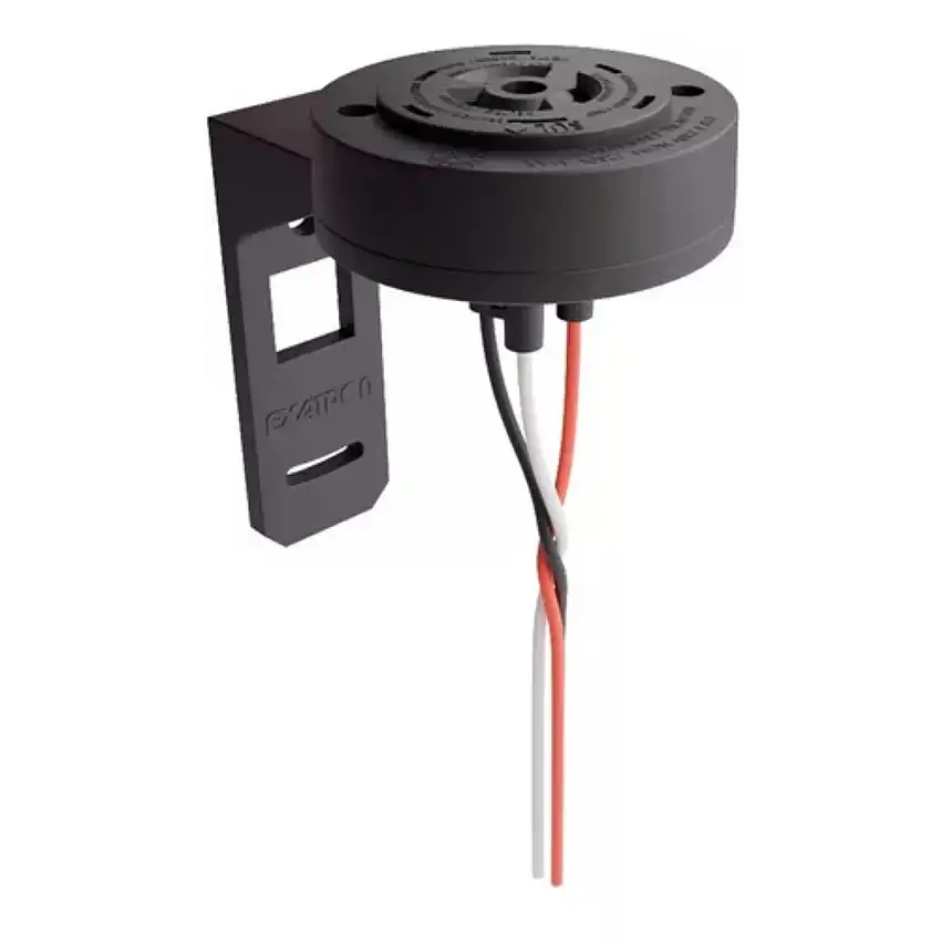 Base Relé Fotoelétrico 10A 2Polos 1Tm Preto Exatron