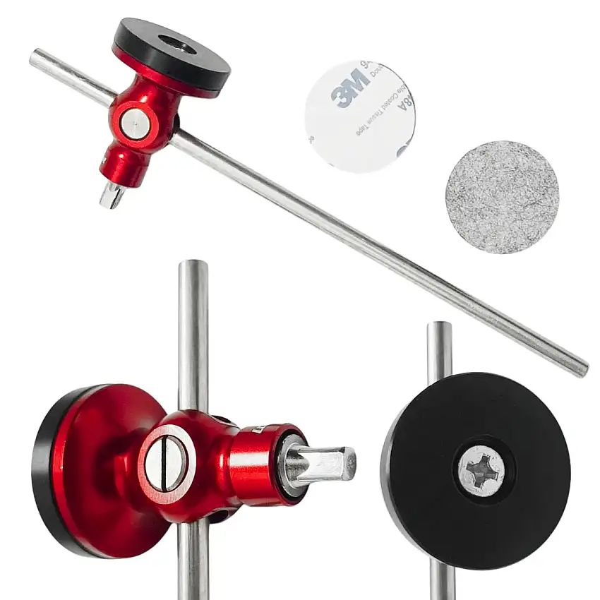 Batedor De Bumbo Cabeça Regulável Alumínio Feltro Liverpool