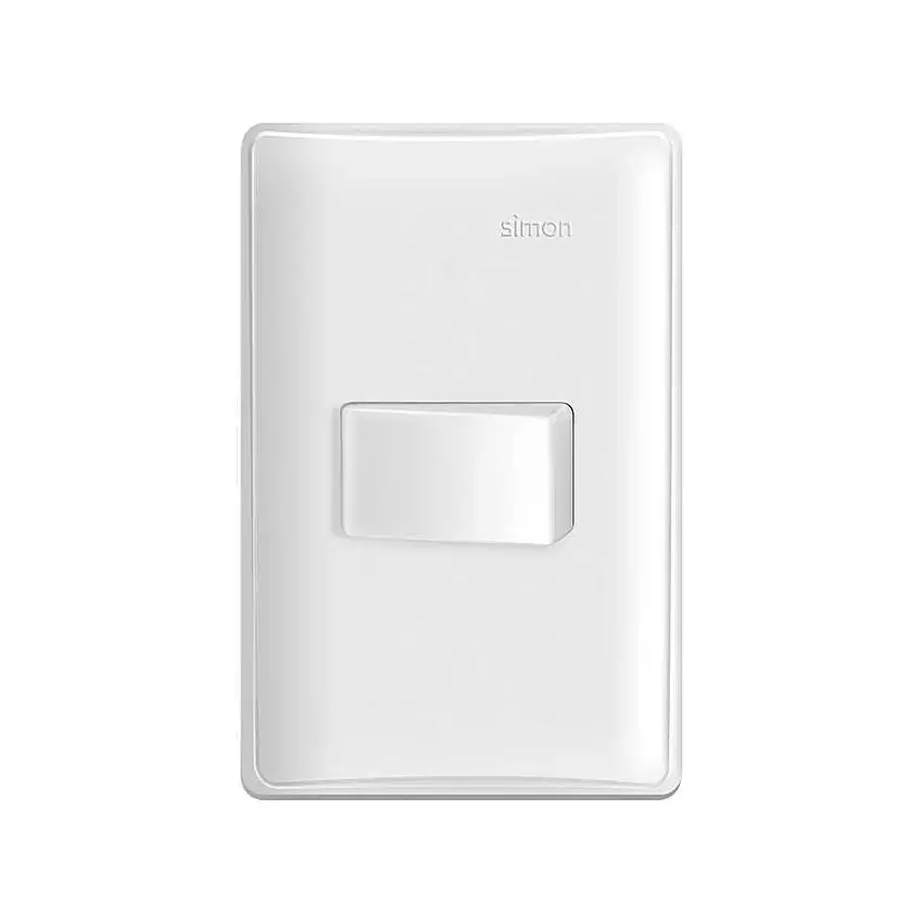 Conjunto 4X2 Interruptor Simples Branco Simon 19 - Simon