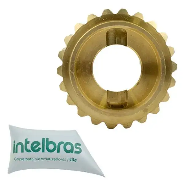 Coroa Bronze C/ Graxa Para Motores Intelbras DR400/DR600/DC800