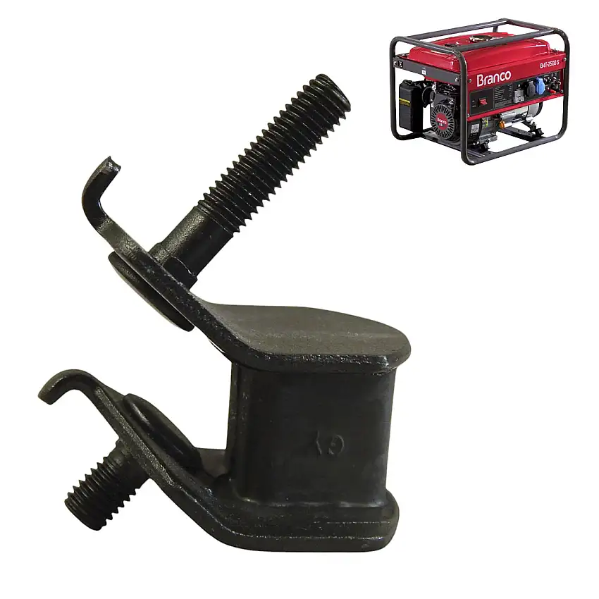 Coxim Lado Retrátil/Escape Gerador Gasolina B4T-2500/3500 Branco 10816790