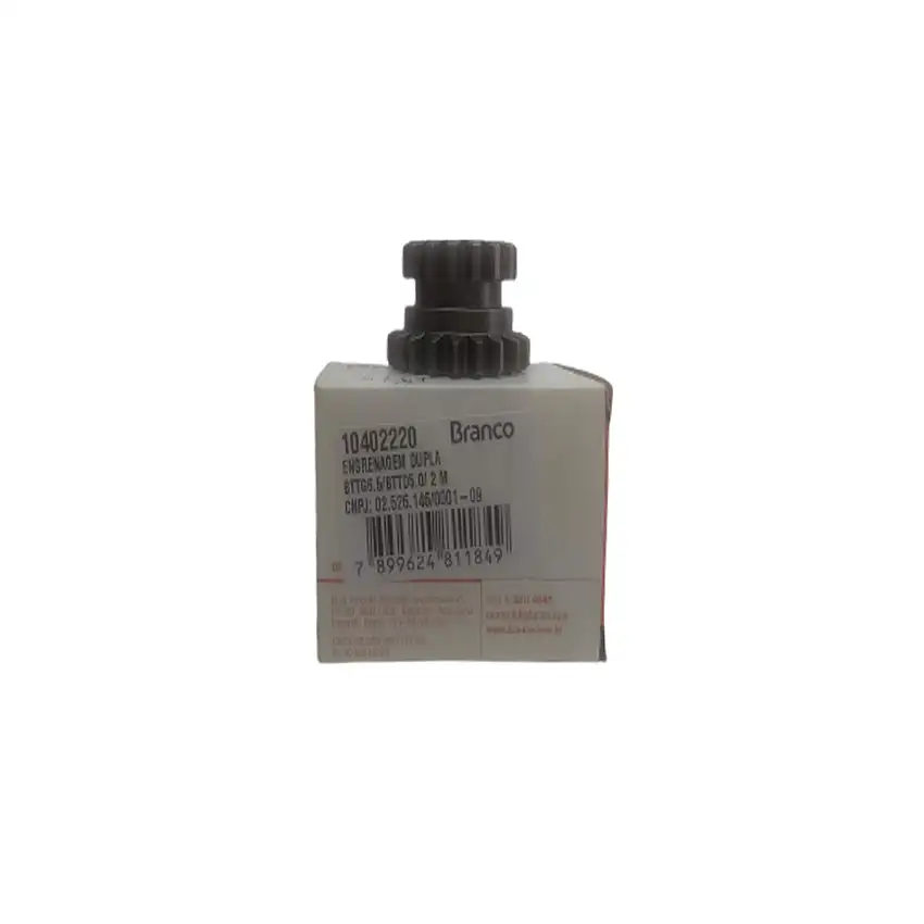 Engrenagem Dupla Tratorito BTTG6.5,BTTD5.0 Branco 10402220