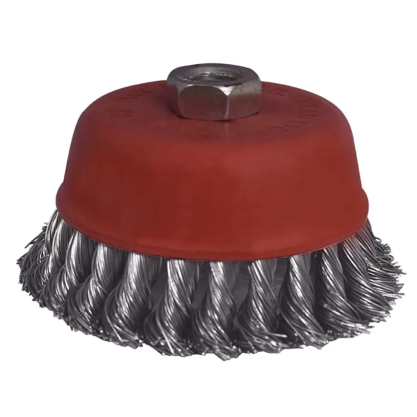 Escova Aço Tipo Copo 04x14mm Torcida 746289 Mtx