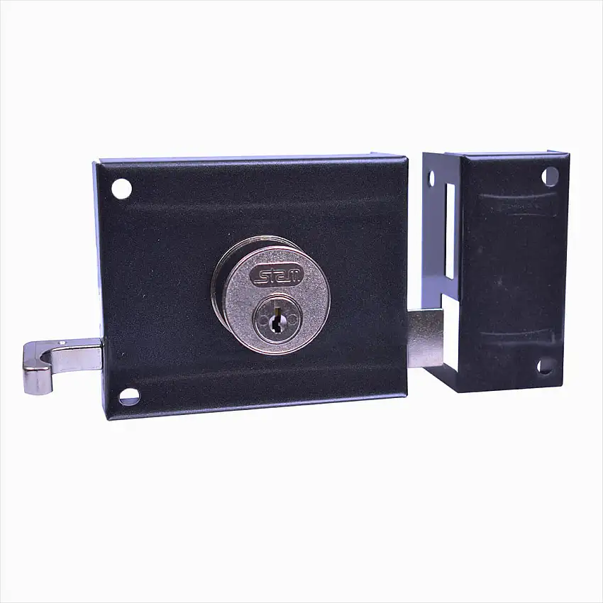 Fechadura Externa Sobrepor 50mm Espelho Inox 701/100 Stam