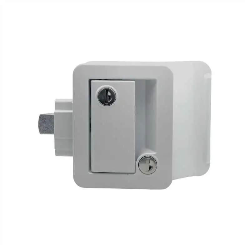 FECHADURA MOTORHOME TRAILER BRANCA (04 CHAVES) - AGRV027