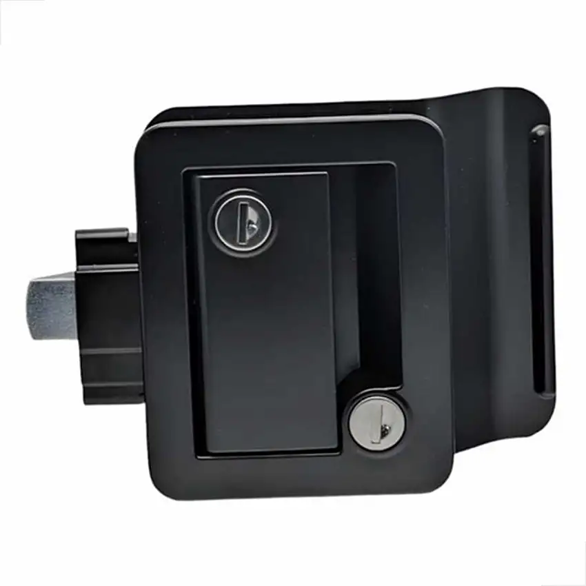 FECHADURA MOTORHOME TRAILER PRETA (04 CHAVES) - AGRV019