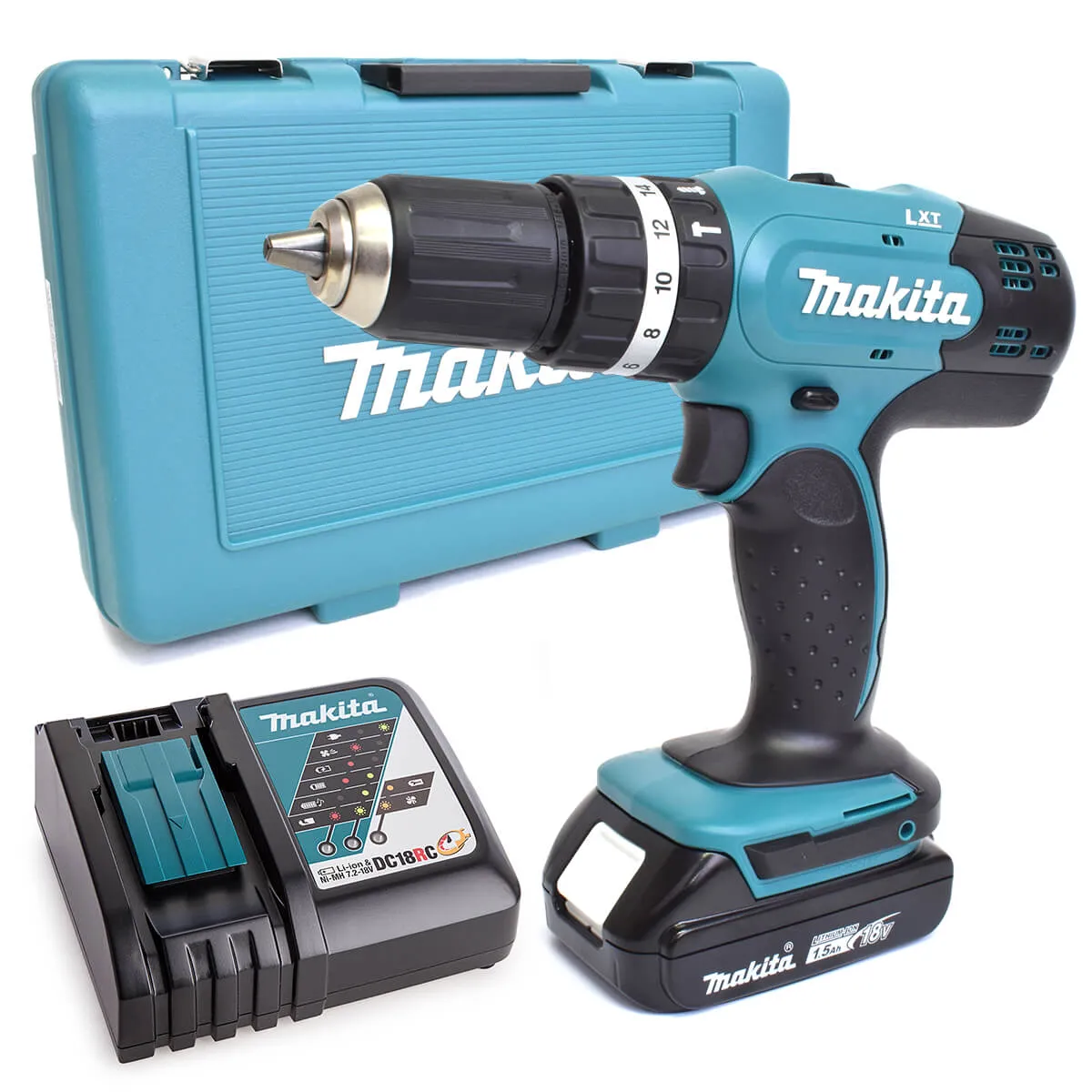 Furadeira e Parafusadeira a Bateria 18V Bivolt DHP453Y001 Makita