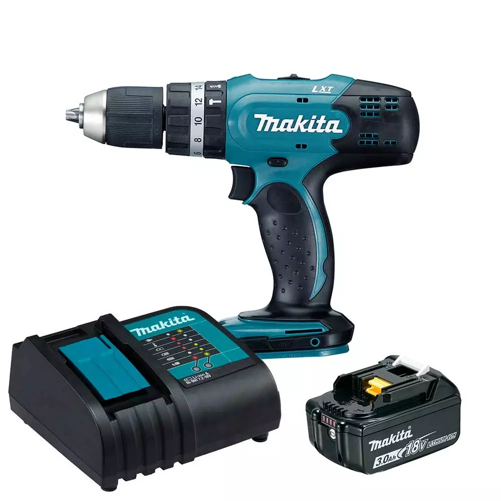 Furadeira/Parafusadeira Bateria 18V DHP453003 Bivolt Makita