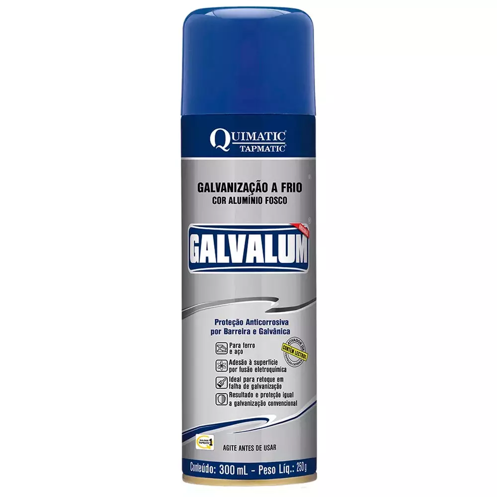 Galvanização Aluminizada a Frio 300ml Quimatic Tapmatic