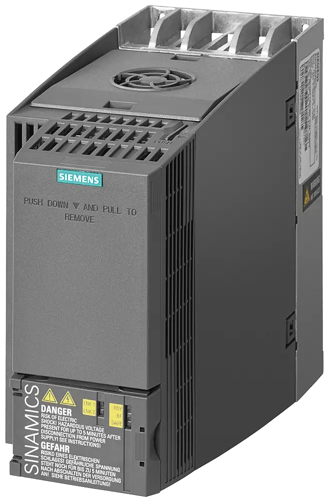 Inversor de Frequência Trifásico 380-480v 4,1a 2,2kw Sinamics G120c 6SL32101KE158UB2 Siemens