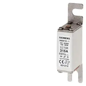 Fusível NH com Indicador Frente 000 U/R 690V 50A 3NE87171 Siemens