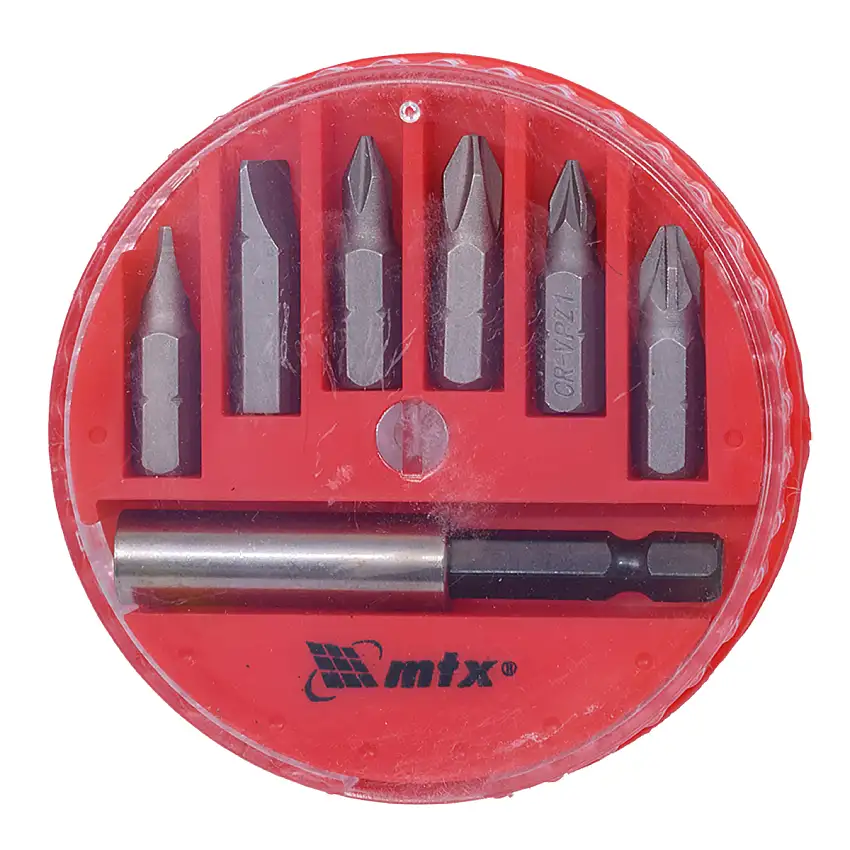 Jogo de Bits e Ponteiras 1/4 Com 7 Peças 113929 Mtx