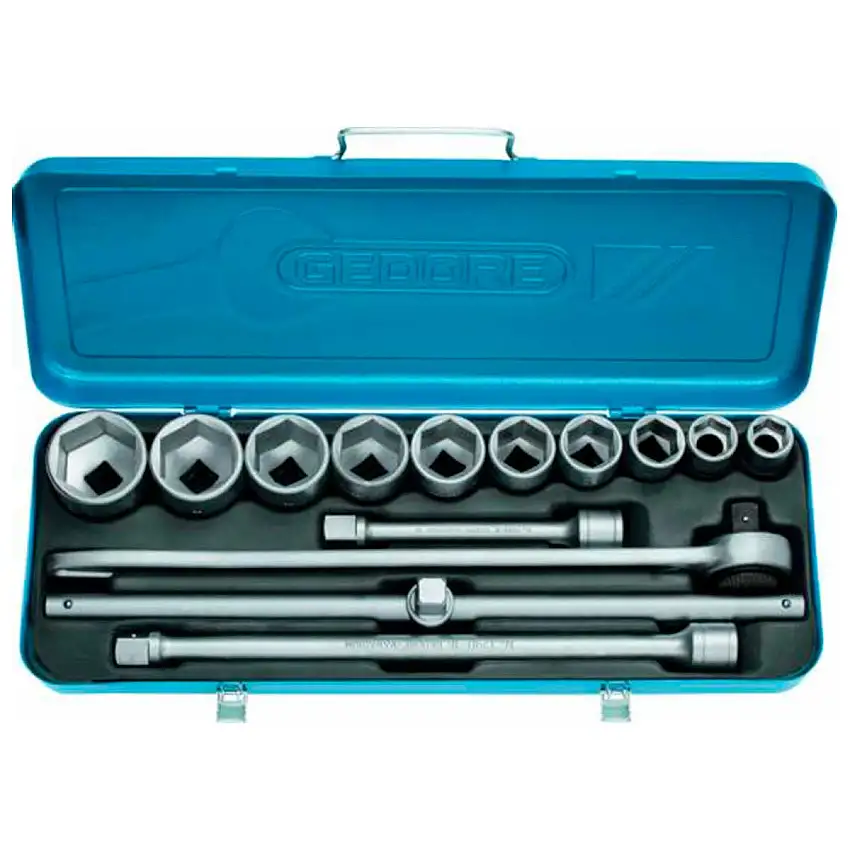 Jogo Soquete e Acessórios 3/4 22 a 50mm D32EMU Gedore
