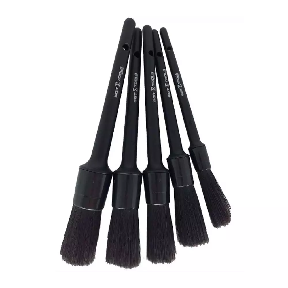 Kit Pincéis Macios Detalhamento Interno 5 unid Sigma Tools