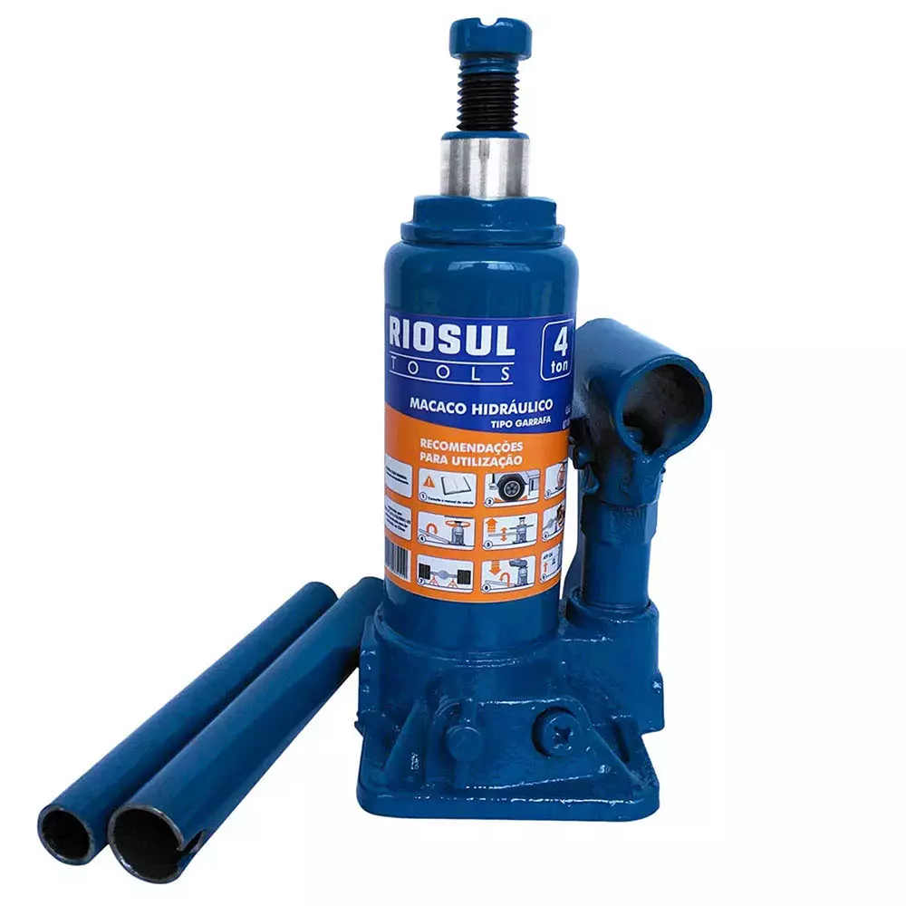 Macaco Garrafa 04 Toneladas Azul Riosul