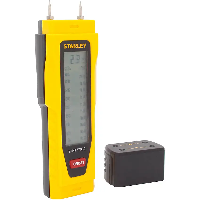 Medidor de Umidade Visor LCD Digital e Bolsa STHT77030 Stanley