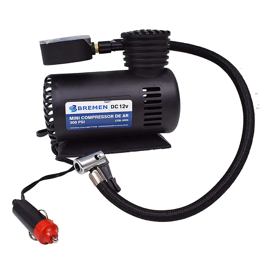 Mini Compressor em Polipropileno 12v 6203 Bremen