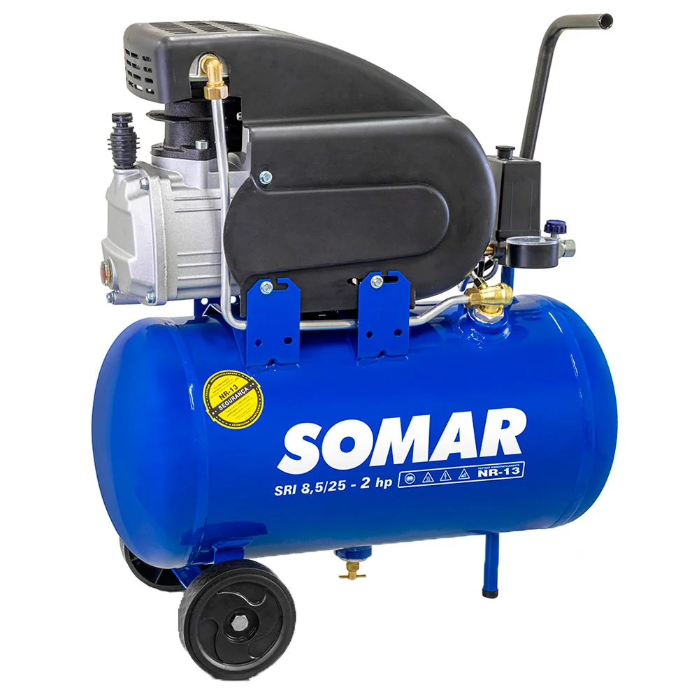 Motocompressor 8,6/25 Litros 02Cv Somar