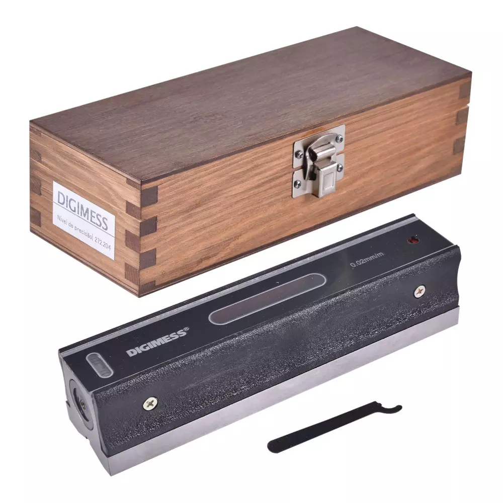 Nível Linear de Precisão 200mm X 0,02mm/MM Digimess