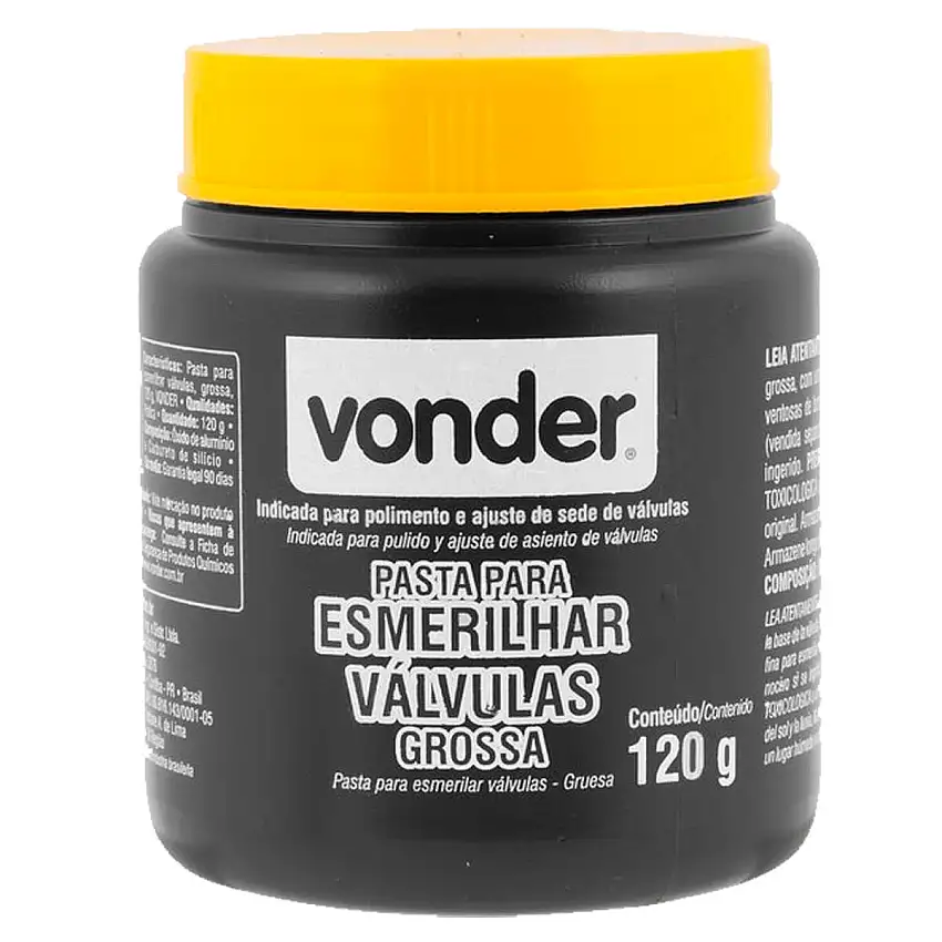 Pasta para Esmerilhar Válvulas 120g Grossa Vonder