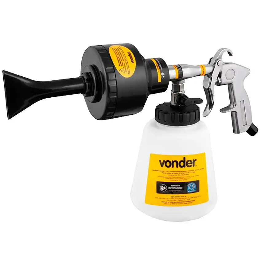 Pistola Jato de Espuma com Caneca de 1 litro Vonder