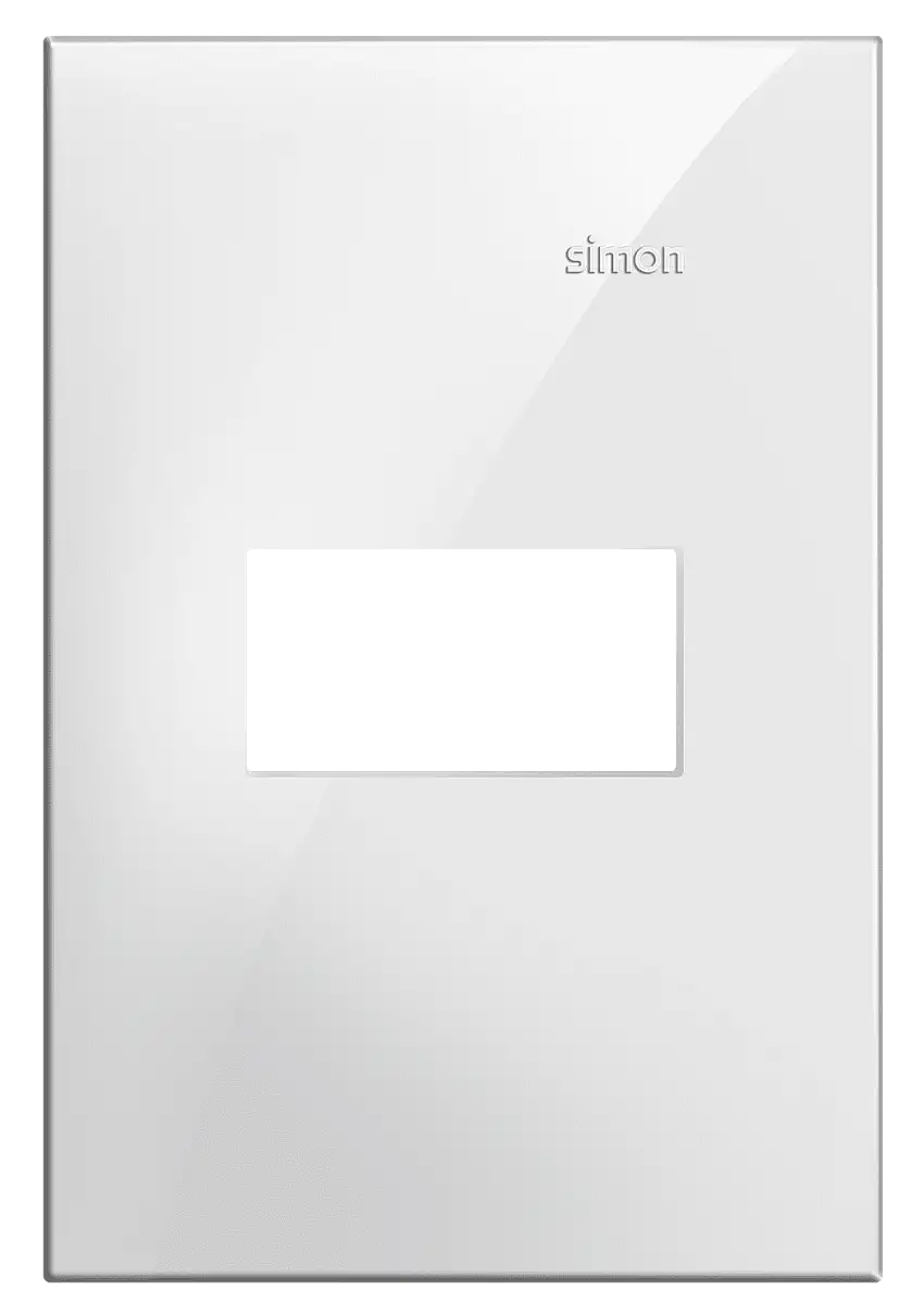 Placa 4X2 1P Branco Simon 35 - Simon