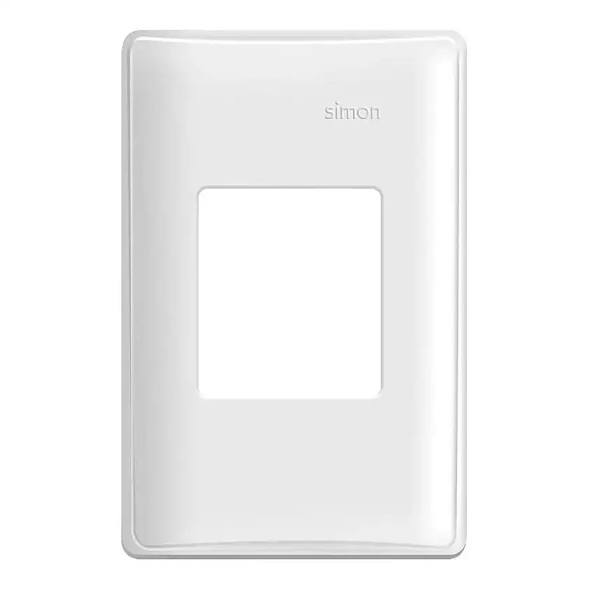 Placa 4X2 2P Branco Simon 19 - Simon
