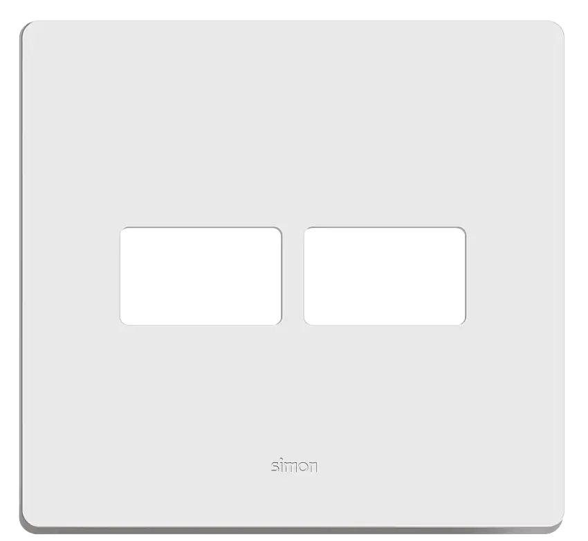 Placa 4X4 2P Branco Simon 20 - Simon