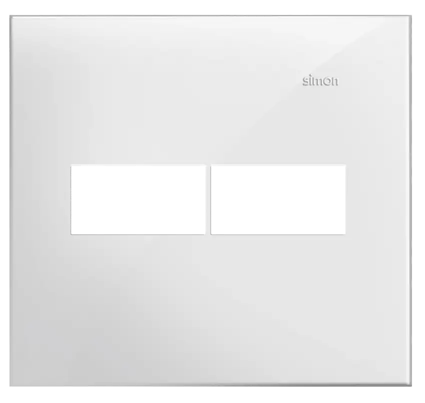 Placa 4X4 2P Branco Simon 35 - Simon