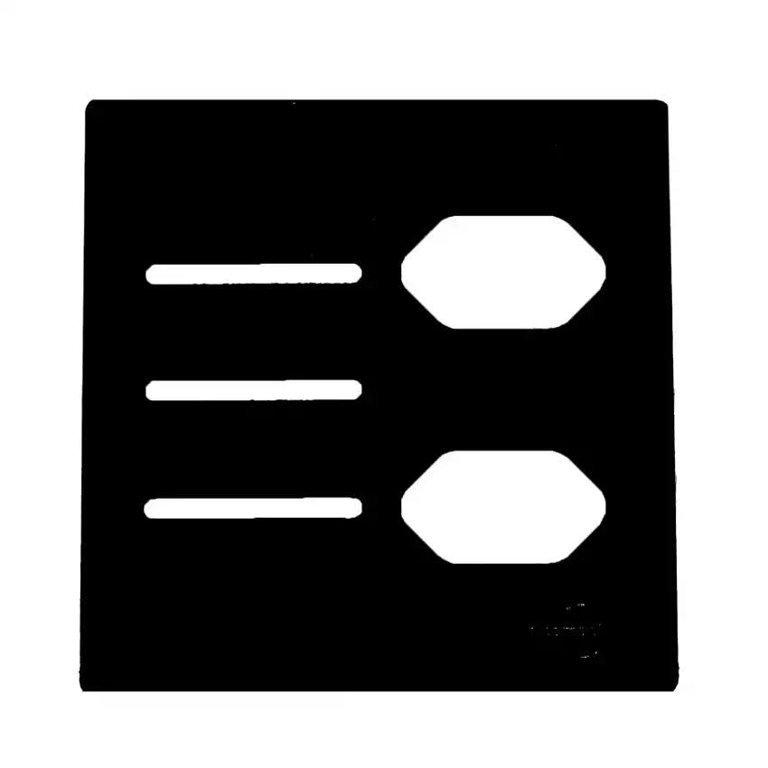 Placa 4X4 3 Interruptores + 2 Tomadas Universais 2P+T Novara