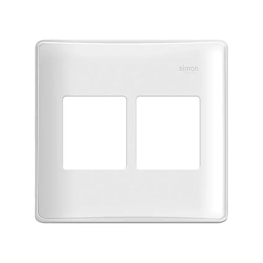 Placa 4X4 4P Branco Simon 19 - Simon