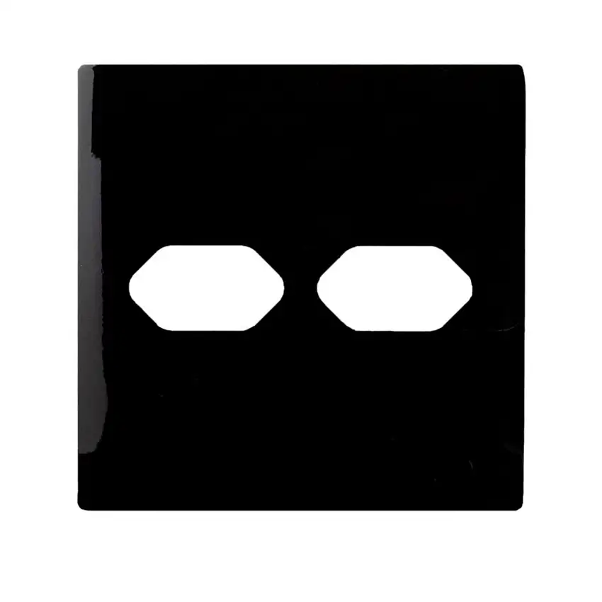 Placa 4X4 Para 2 Tomadas Universal 2P+T + Suporte Novara