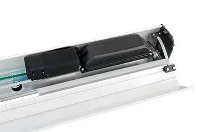 Automatizador de Porta Social Automática Tore PPA Vidro Jet Flex 4 Metros 2 Folhas Branca Brushless 150Kg