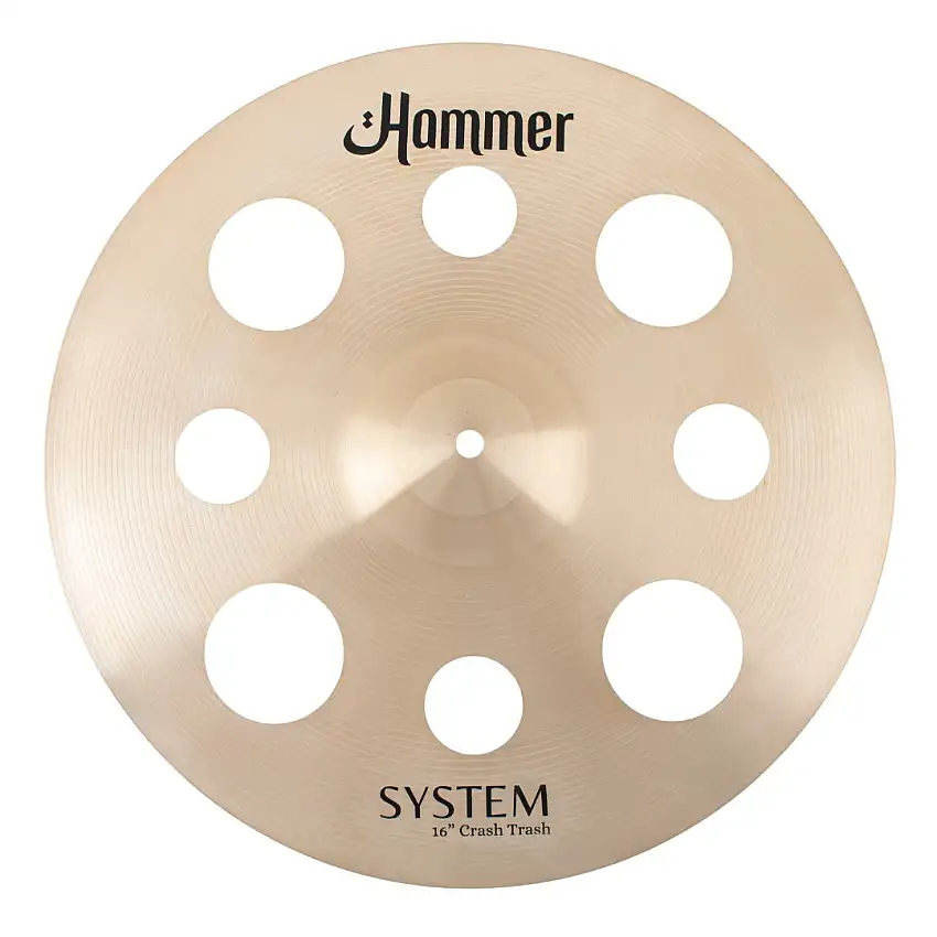 Prato Crash Trash 16 Polegadas Bronze Hammer System By Liverpool