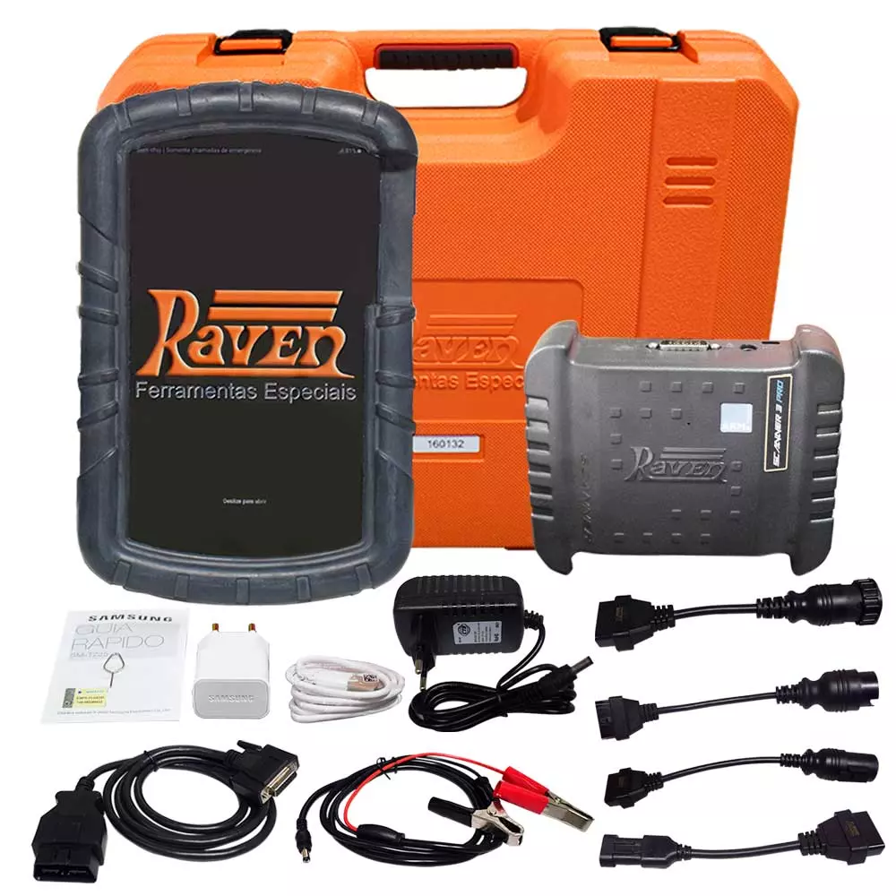 Scanner Automotivo 3 PRO + Tablet e Diesel 108830 Raven