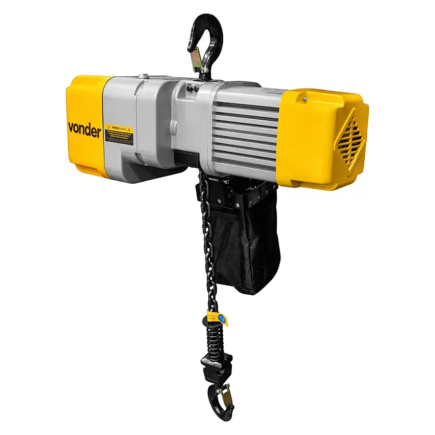 Talha Elétrica 1,0 Toneladas Elevação 3m Trif 380 Vonder