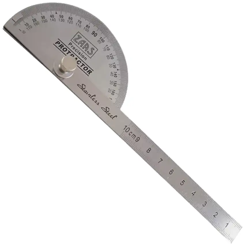 Transferidor de Grau 180º Escala 100 mm 330001 Zaas