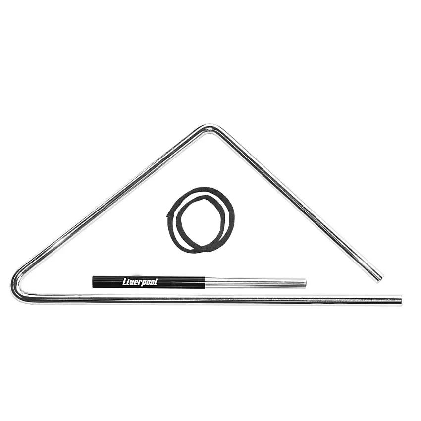 Triângulo Aço para Forró Liverpool Grande 43 cm