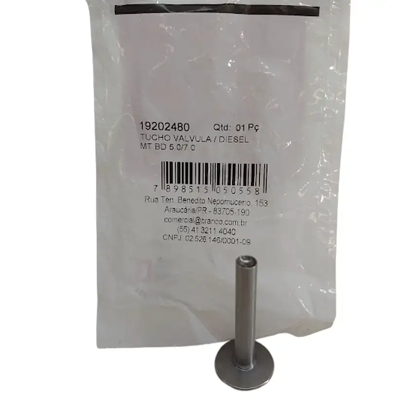 Tucho Válvula Para Motor Diesel BD 5.0 7.0 G2 XS Branco 19202480