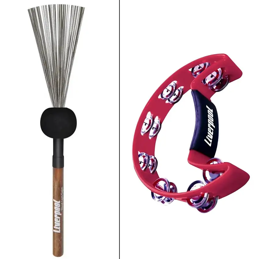 Vassourinha Para Cajon VAC 002 E Pandeiro Meia Lua PML 001